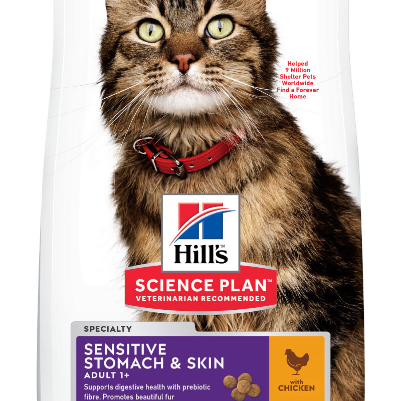 Hill s science plan sensitive stomach skin. Корм научный.