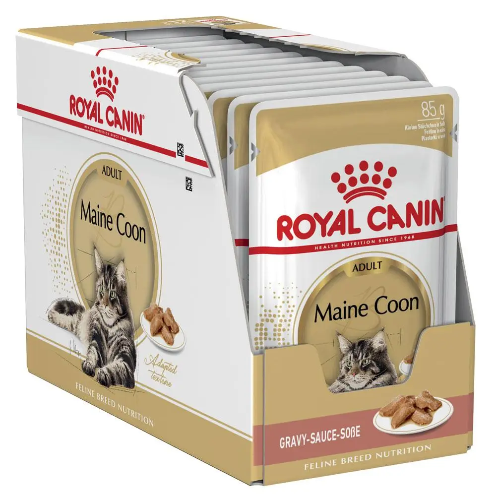 R/C Pouch Maine Coon Adult (Box of 12 x Pouches**